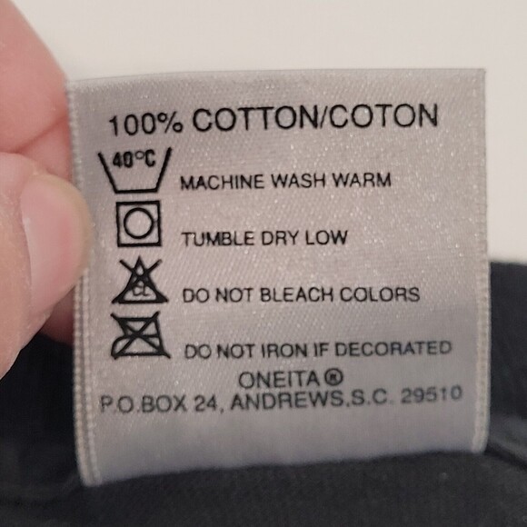 VTG 90s T Shirt XXL Black 2XL Single Stitch California Lazy Guys Club USA Tee - Picture 7 of 9